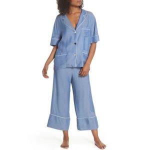 Bed to brunch cropped 2 piece pajamas set